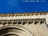 Iglesia de la Santa Cruz. Canecillos del alero lateral