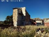 Castillo de Begjar. Restos desde el patio de armas