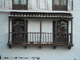 Ayuntamiento de Nerja. Balcn de madera trasero