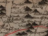 Historia de Cambil. Mapa 1799