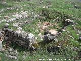 Oppidum de Encina Hermosa. Habitculo con sus tgolas