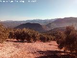 Torren de las Mimbres. Vistas hacia Castillo de Locubn