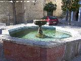 Fuente de la Plaza de la Iglesia. 