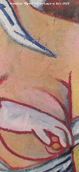 Rafael Zabaleta Fuentes. Cuadro oculto debajo de Maternidad