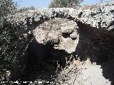 Aljibe romano del Cerro Maquiz. Bveda de medio can