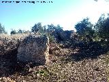 Aljibe romano del Cerro Maquiz. Grandes bloques de Opus Caementitium