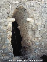 Castillo de las Cinco Esquinas. Puerta de acceso a la Torre del Homenaje