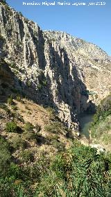 Pantano Tajo de la Encantada. Desde el Mirador del Caminito del Rey