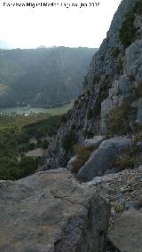 Las Pedreras. Vistas hacia el Pantano Tajo de la Encantada