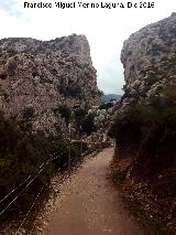 Caminito del Rey. Inicio del camino