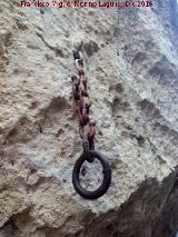 Caminito del Rey. Antiguos anclajes