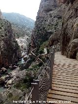 Caminito del Rey. Tramo del Gaitanejo