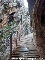 Caminito del Rey. Tramo del Gaitanejo