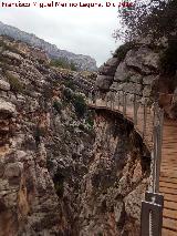 Caminito del Rey. Tramo del Puente del Rey