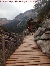 Caminito del Rey. Tramo del Puente del Rey