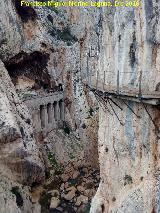 Caminito del Rey. En el Desfiladero de los Gaitanes