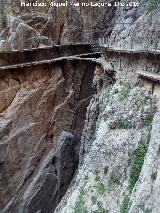 Caminito del Rey. Atajo en el viejo camino