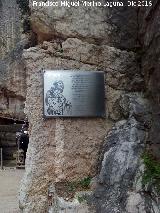 Caminito del Rey. Placa