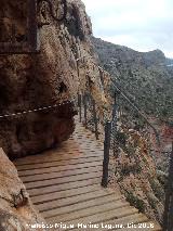 Caminito del Rey. En el Desfiladero de los Gaitanes