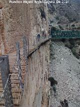 Caminito del Rey. Tramo final