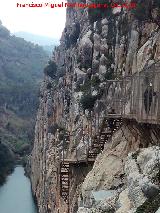 Caminito del Rey. Escaleras