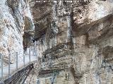 Caminito del Rey. En el Desfiladero de los Gaitanes