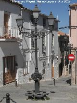 Fuente de la Plaza de las Siete Esquinas. 