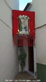Fiestas de Moros y Cristianos. Casa engalanada