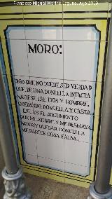 Fiestas de Moros y Cristianos. Azulejos de la Iglesia de los ngeles