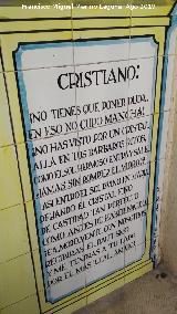 Fiestas de Moros y Cristianos. Azulejos de la Iglesia de los ngeles