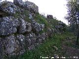 Castillo Torrevieja. Muralla ciclpea oeste