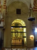 Mezquita Catedral. Capilla de Santa Francisca Romana y Santa rsula. 