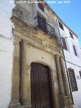 Palacio de las Columnas. Portada