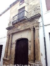 Palacio de las Columnas. Portada