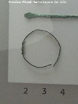 Baelo Claudia. Necrpolis. Pulsera de bronce. Siglos I-II d.C. Museo de Baelo Claudia