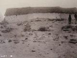 Aldea Bolonia. Viviendas de Bolonia antes de las excavaciones arqueolgicas. 1917
