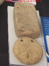 Plaza de Asdrbal. Pesas de telar de poca romana siglos II - I a.C.