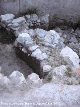 Marroques Bajos. Muro del segundo bastin de la puerta del cuarto anillo