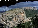 Salto de la Brincola. El Barranco del Brincola desde la Cueva de los Soles