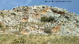 Cerro de los Morteros. En la cara sur