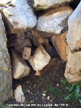 Dolmen del Collado de los Bastianes. Pasillo