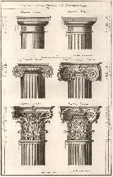 Columna. Dibujo antiguo