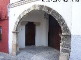 Casa de la Calle de los Hortelanos n 4. Arco apuntado