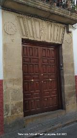 Casa de la Calle Parras n 17. 