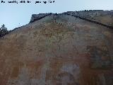 Ermita de Jabalcuz. Restos de la cubierta a dos aguas en la cabecera