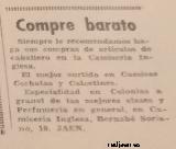 Calle Bernab Soriano. Anuncio antiguo. Archivo Histrico Provincial