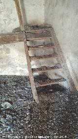 Torre de Perdigones La Tortilla. Comienzo de las escaleras