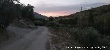Camino de los Molinos. Atardeciendo