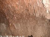 Cueva del Molinete. Estalactitas