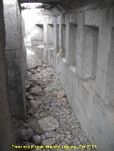 Bunkers del Cerro de las Chabolas. Troneras del puesto de mando